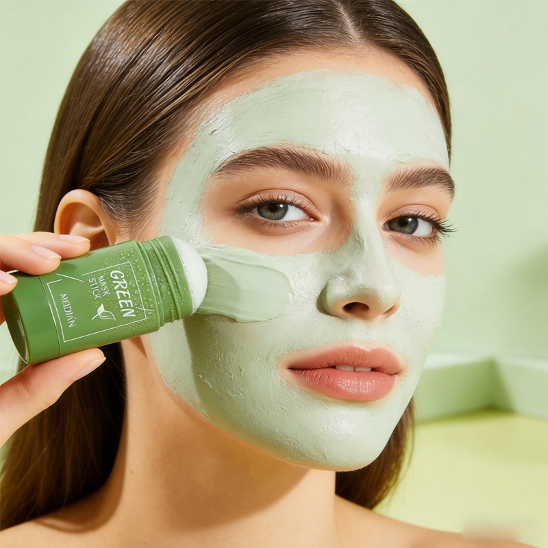 Bentonite Clay Mask - Solid Mud Film Stick, Deep Cleaning,