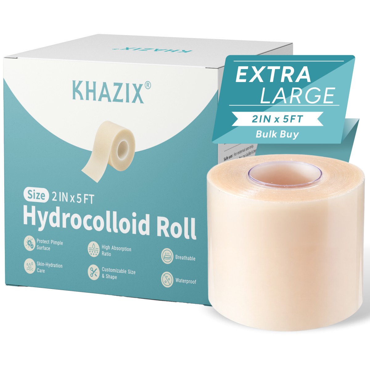 Skincare You - KHAZIX Hydrocolloid Bandage Roll 2in x