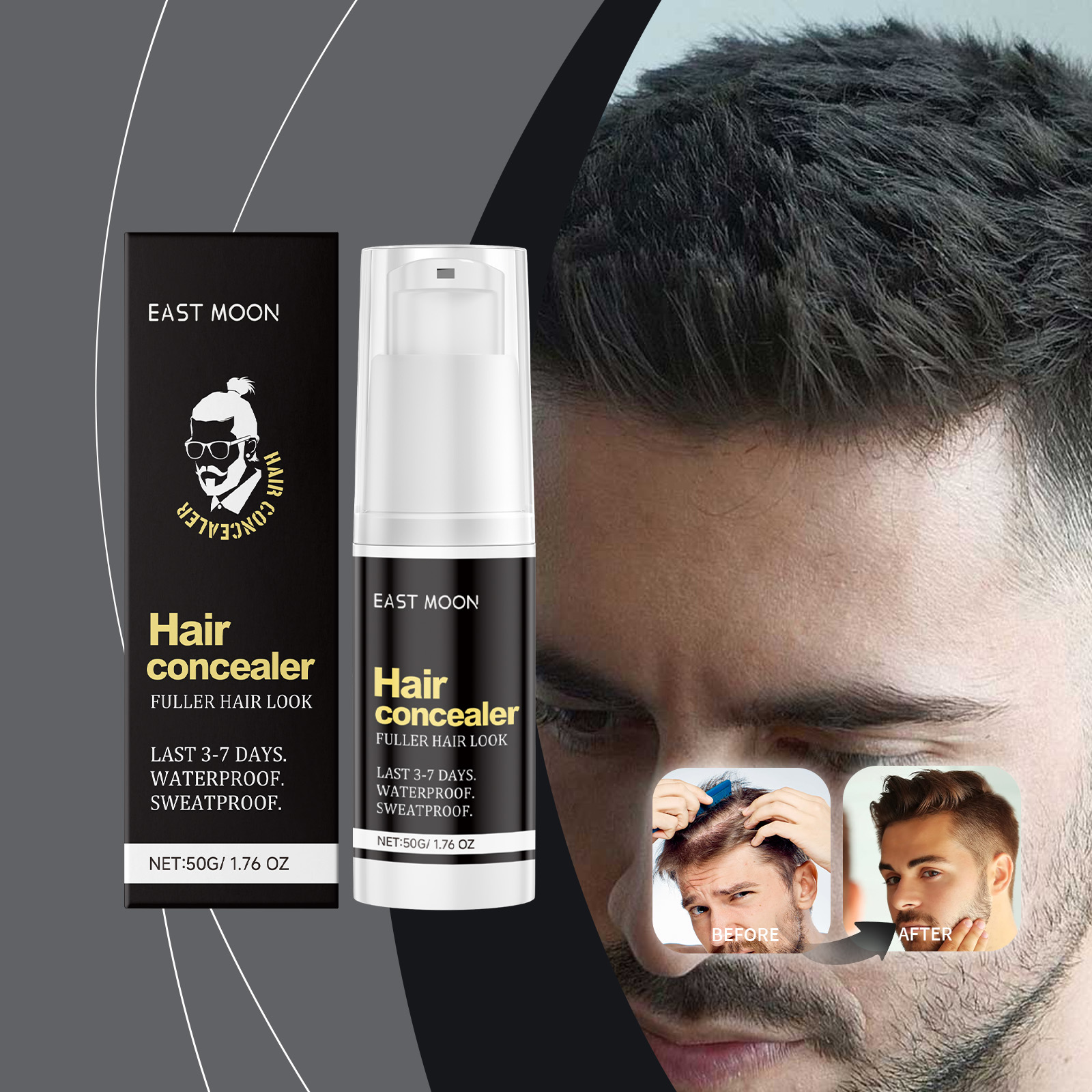 Hair Coverage Concealer Cream  - Licorice Root Extract review and price