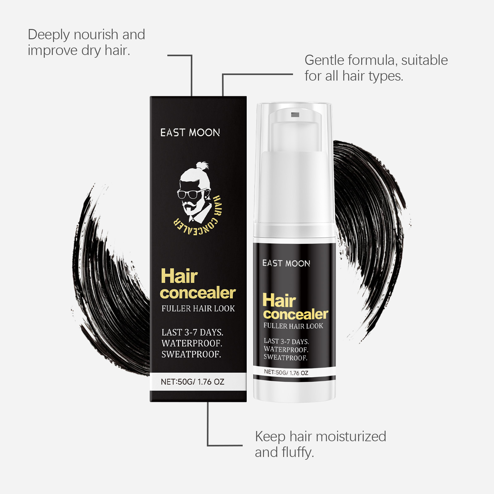 Hair Coverage Concealer Cream  - Licorice Root Extract review and price