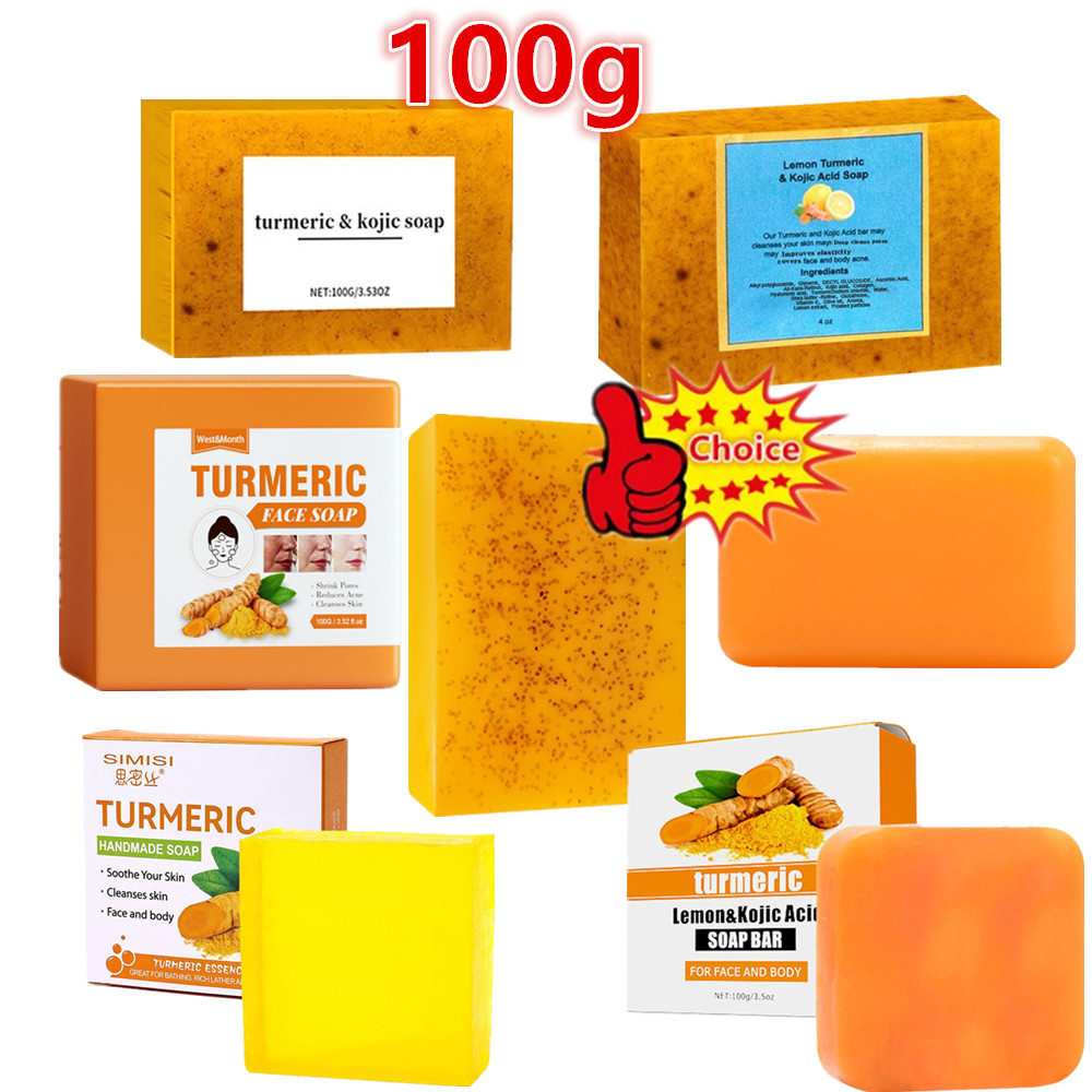 100g Turmeric Hand Made Soap,  - Kojic Acid Soap review and price