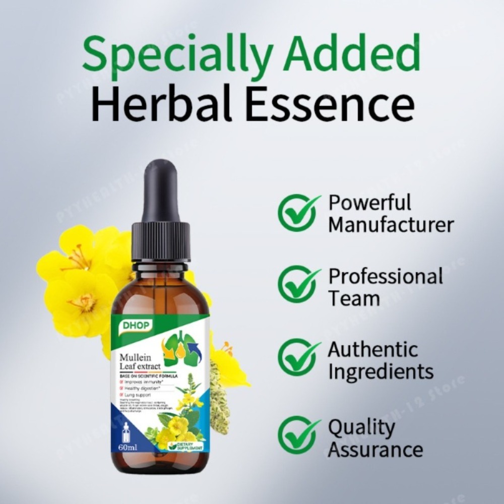 Mullein Leaf Extract Drops 60m - Licorice Root Extract review and price
