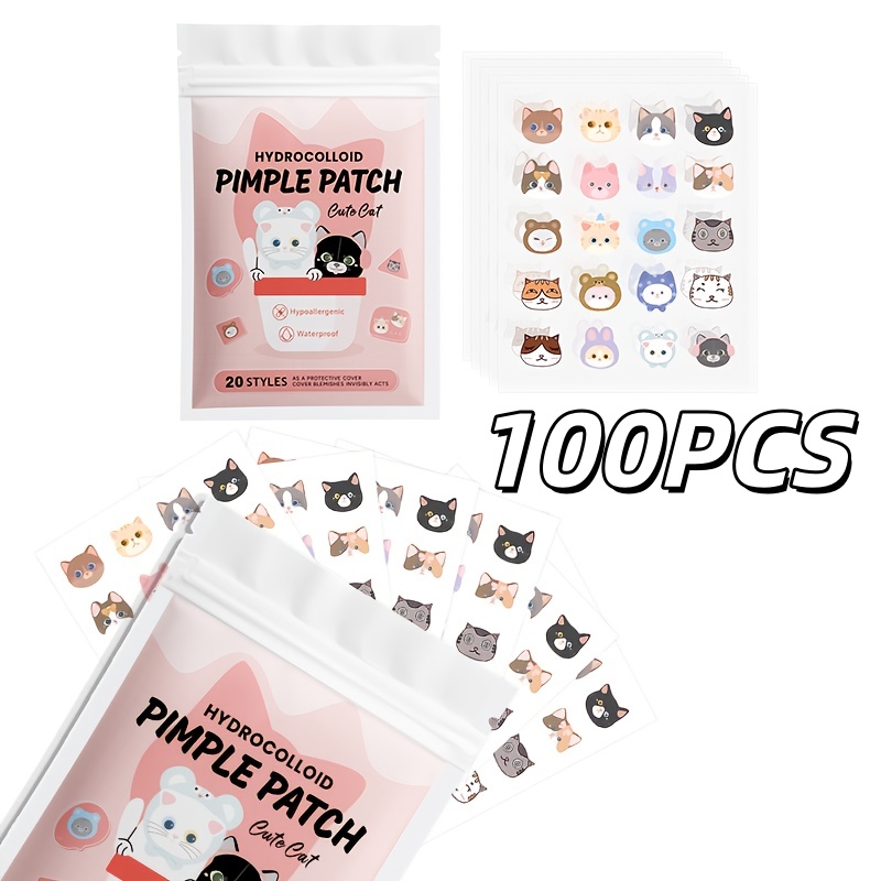 100pieces cute cat Pimple patc - Skincare You review and price