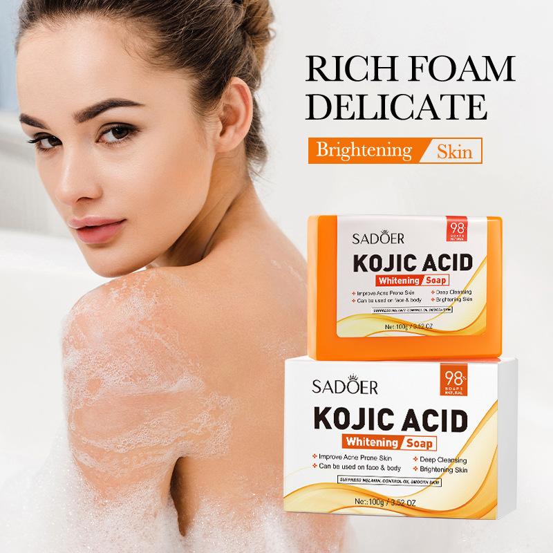 1Pc SADOER Kojic Acid Facial S - Kojic Acid Soap review and price