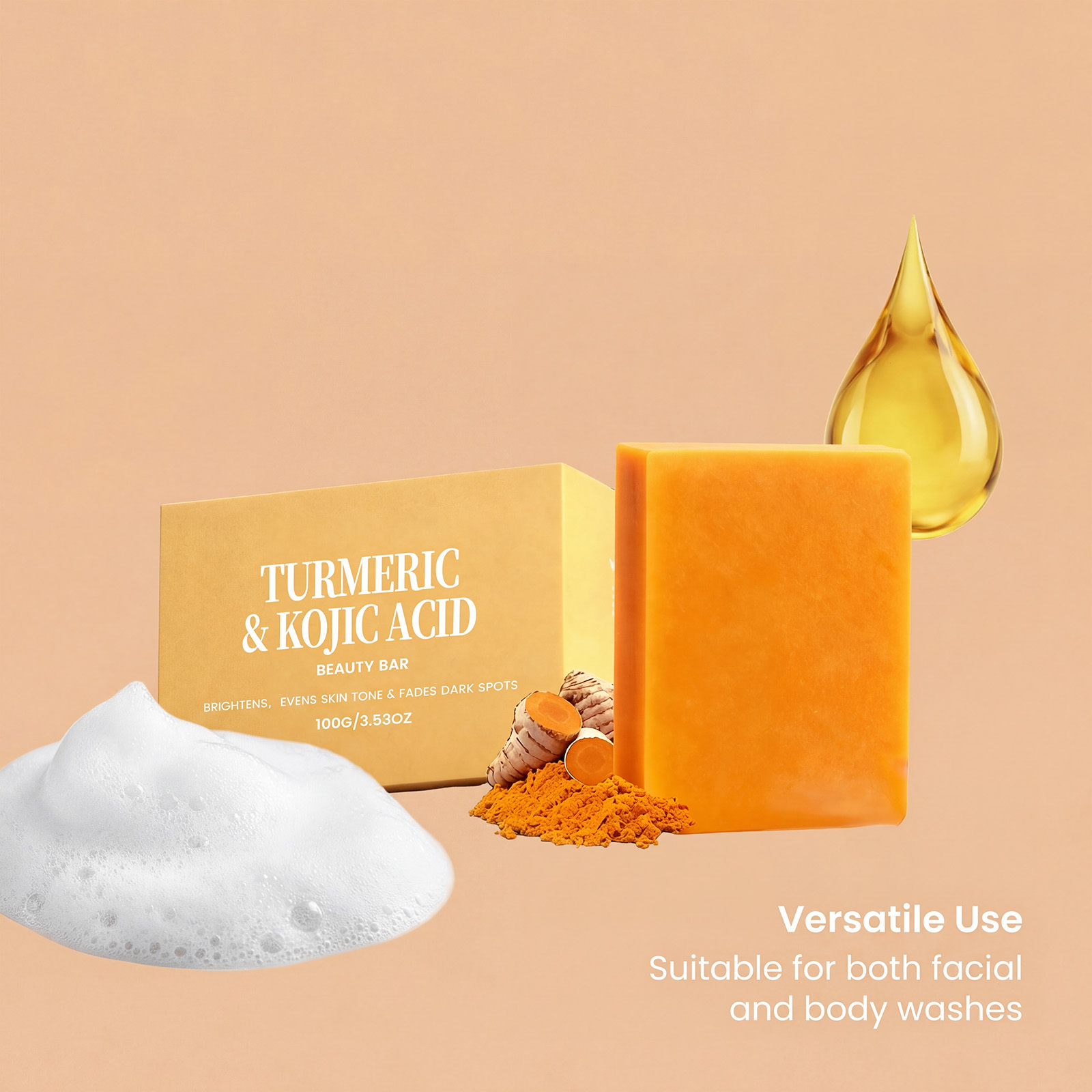 Turmeric Kojic Soap Exfoliatin - Kojic Acid Soap review and price