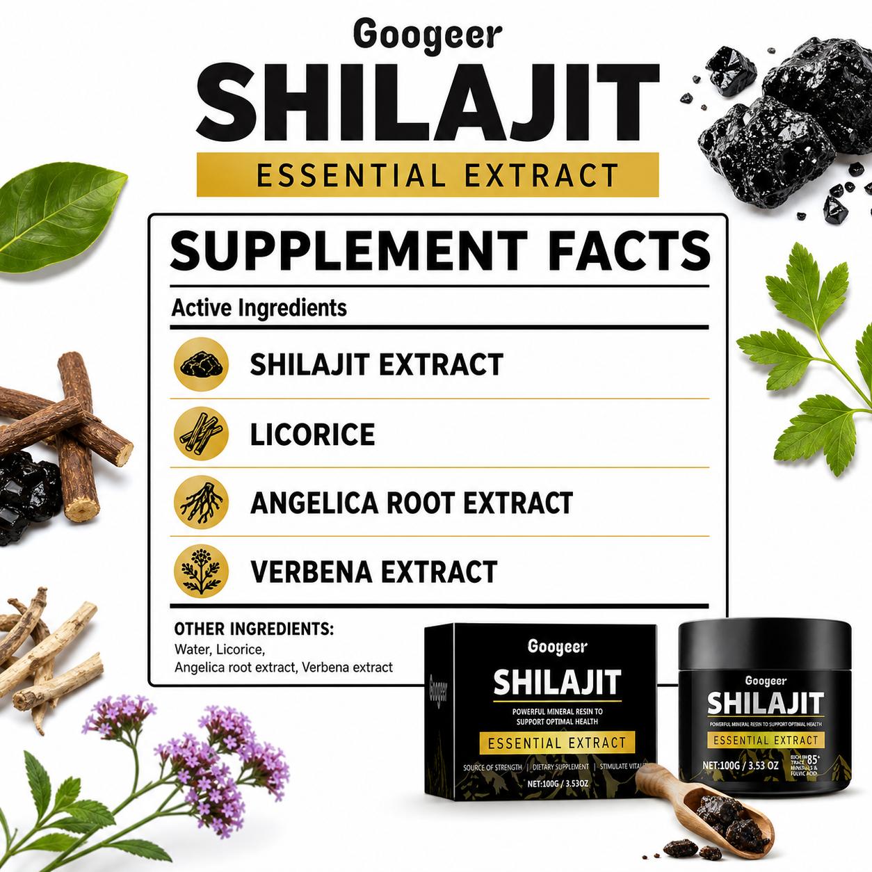 Googeer Shilajit Extract Powde - Licorice Root Extract review and price
