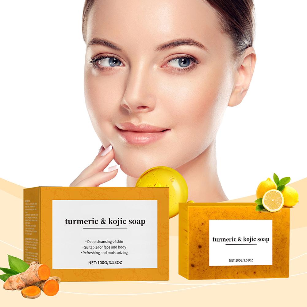 100g Turmeric Hand Made Soap,  - Kojic Acid Soap review and price