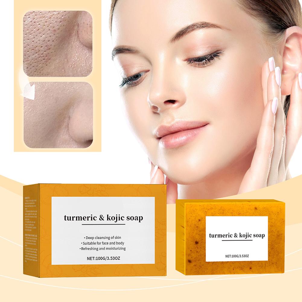 100g Turmeric Hand Made Soap,  - Kojic Acid Soap review and price