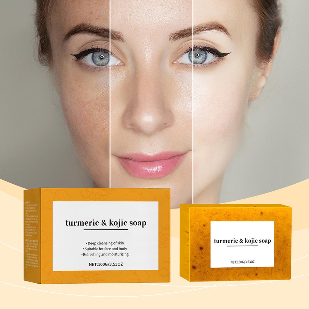 100g Turmeric Hand Made Soap,  - Kojic Acid Soap review and price
